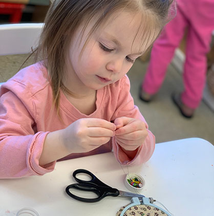 Primary School Student at Casa de Montessori