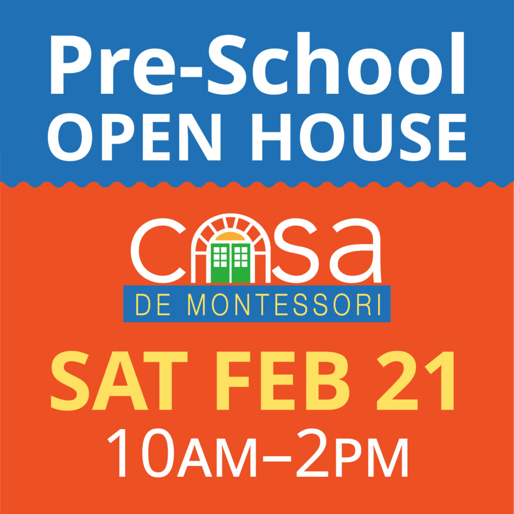 Pre-School Open House Sat Feb 21 10am - 2pm